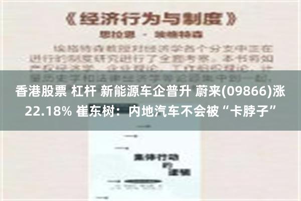 香港股票 杠杆 新能源车企普升 蔚来(09866)涨22.18% 崔东树：内地汽车不会被“卡脖子”