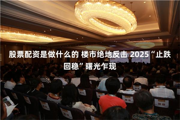 股票配资是做什么的 楼市绝地反击 2025“止跌回稳”曙光乍现